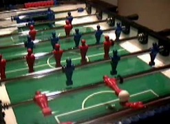 テーブルサッカーゲームの超絶テクニック