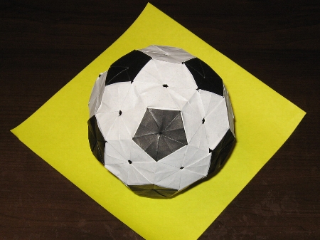 ユニット　折り紙　サッカーボール　90枚ver.2