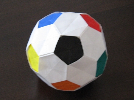 究極のサッカーボール折り紙２