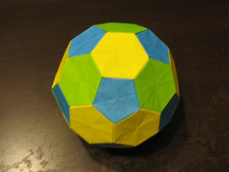 ユニット　折り紙　サッカーボール　究極