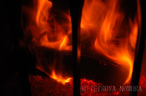 暖炉の火(c)