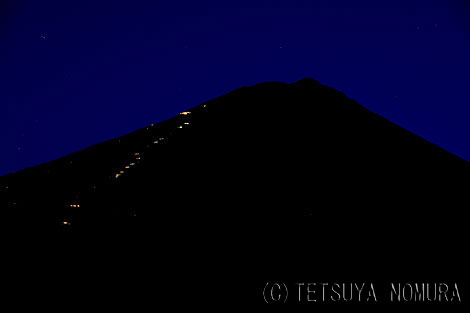 夜の富士登山(c)