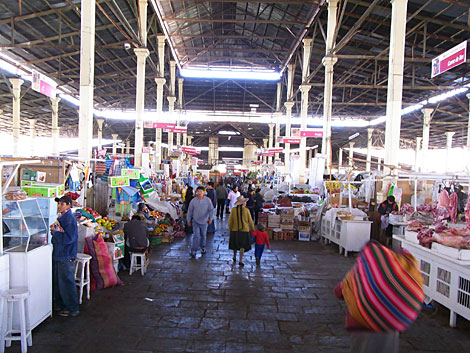 クスコの市場