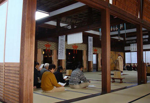 梅林寺で座禅体験3