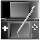 Nintendo DS with pen icon (Black)-128