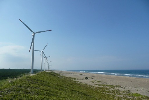 １２基の風力発電設備