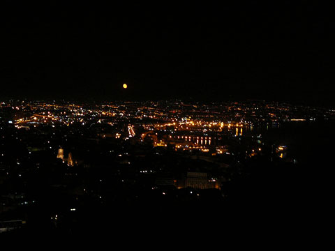 ナポリの夕～夜景