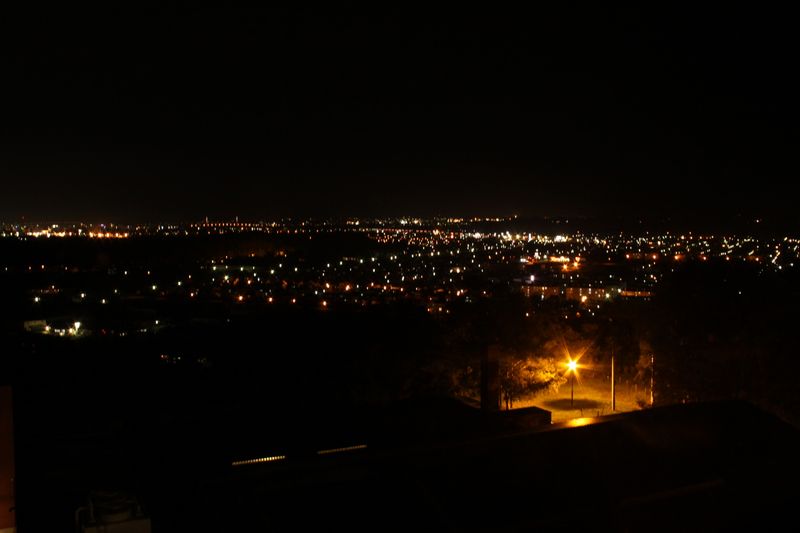 帯広市の夜景