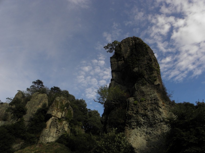 大谷石の奇岩